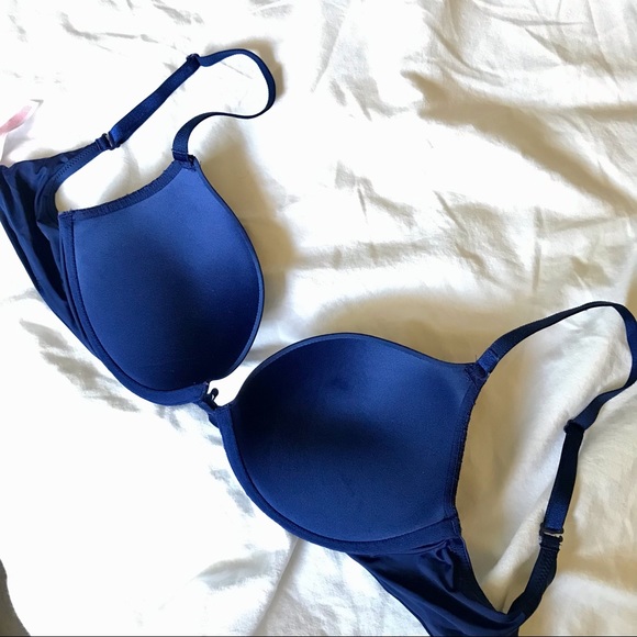 Blue Victoria Secret Push-Up Bra - Picture 2 of 4